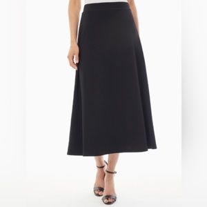KASPER NWT Black Formal Midi Skirt